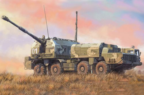 Hobbyboss - Russian 130mm Coastal Defense Gun A-222 Bereg