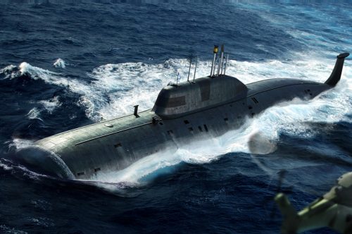 Hobbyboss - Russian Navy Ssn Akula Submarine