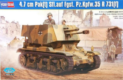 Hobbyboss - 4,7Cm Pak(T) Sfl.Auf Fgst. 35 R 731(F)