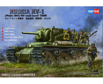 Hobbyboss - Russian Kv-1 1941 Small Turret Tank