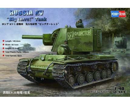 Hobbyboss - Russian Kv Big Turret Tank