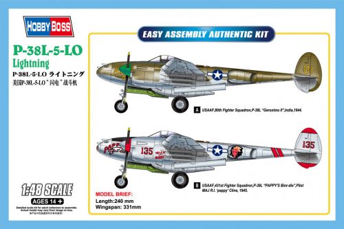 Hobbyboss - P-38L-5-Lo Lightning