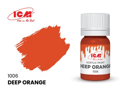 ICM - BASIC COLORS Deep Orange bottle 12 ml