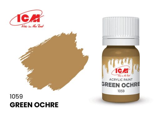 ICM - BROWN Green Ochre bottle 12 ml