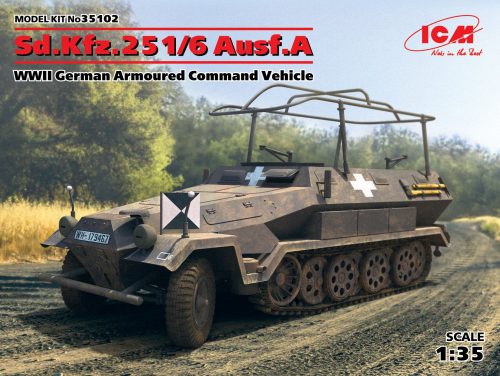 ICM - Sd.Kfz.251/6 Ausf.A WWII German Armoured Command Vehicle