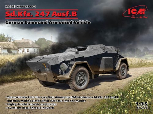 ICM - Sd.Kfz. 247 Ausf.B German Command Armoured Vehicle