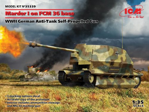 ICM - Marder I on FCM 36 base, WWII German Anti-Tank Self-Propelled Gun