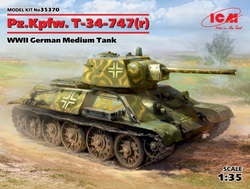 ICM - Pz.Kpfw.T-34-747(r)WWII German MediumTan