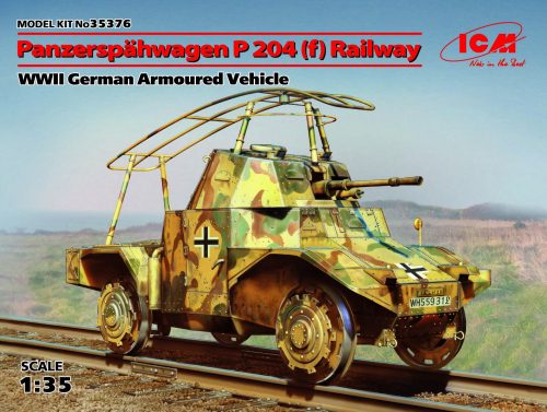 ICM - Panzerspähwagen P204(f) Railway WWII German Armoured Vehicle