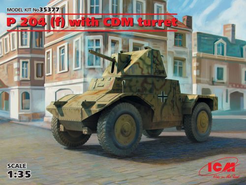 ICM - Panzerspähwagen P 204(f)with CDM turret, WWII German Armoured Vehicle