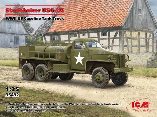 ICM - Studebaker US6-U5, WWII US Gasoline Tank Truck