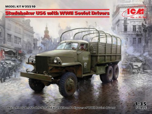 ICM - Studebaker US6 with WWII Soviet Drivers