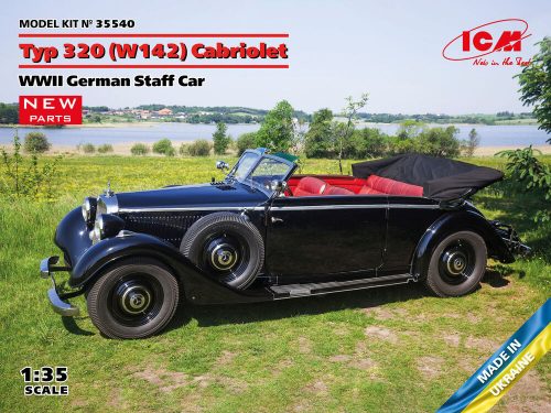 ICM - Typ 320 (W142) Cabriolet, WWII German Staff Car