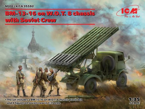 ICM - BM-13-16  on W.O.T. 8 chassis with Soviet Crew