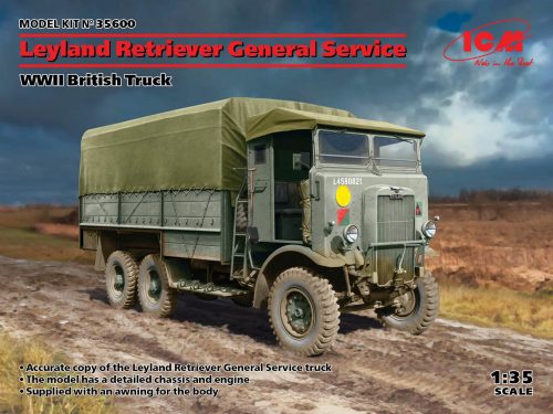 ICM - Leyland Retriever General Service, WWII British Truck (100% new molds)