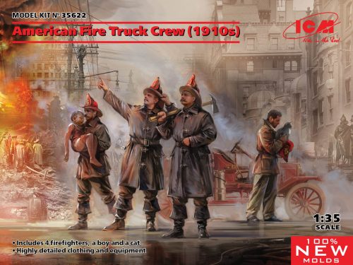 ICM - American Fire Truck Crew (1910s) (100% new molds)