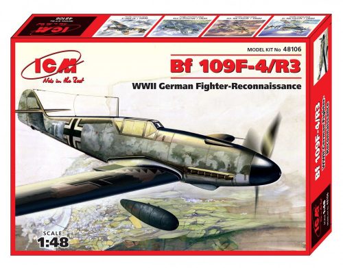 ICM - Messerschmitt Bf 109F-4/R3 WWII German Fighter Reconnaissance