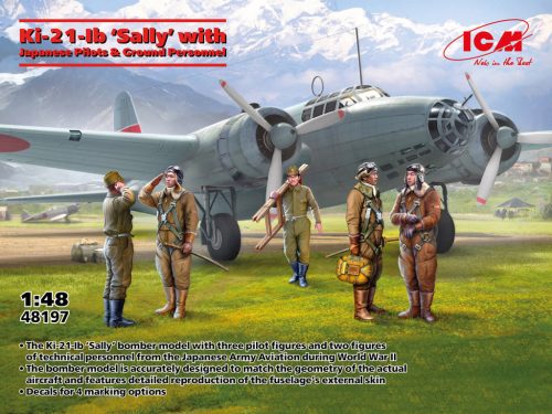 ICM - 1:48 Ki-21-Ib "Sally" with Japanese Pilots and Ground Personnel - ICM