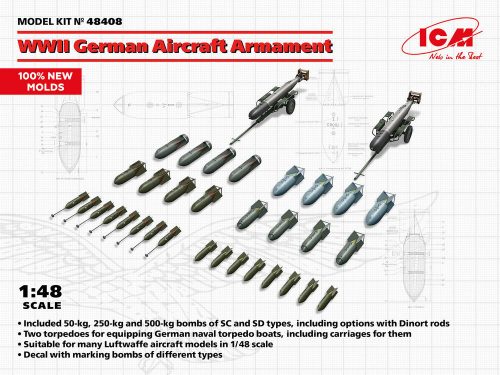 ICM - WWII German Aircraft Armament (100% new molds)