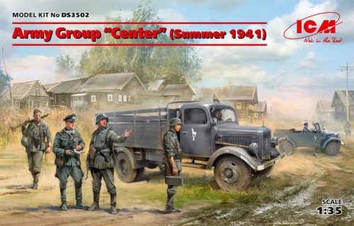 ICM - Army Group "Center" Summer 1941 Kfz.1 Typ L3000S German Infantry