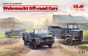 ICM - Wehrmacht Offroad Cars Kfz1 Horch 108 Typ 40 L1500A