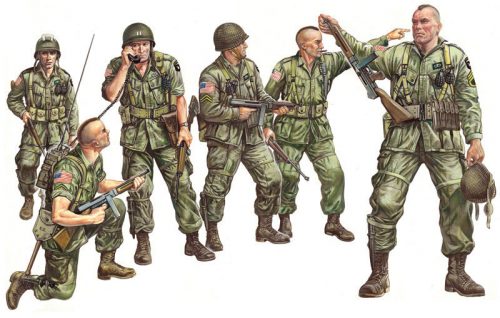 Italeri - U.S. Paratroops, (0309S)