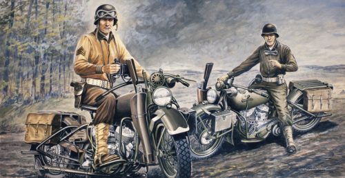 Italeri - U.S. Motorcycles Ww2 ( 0322 )