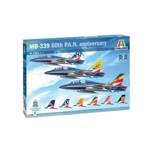 Italeri - Aermacchi Mb-339 &Quot;60Th P.A.N. Anniversary&Quot; - 3 Models Set