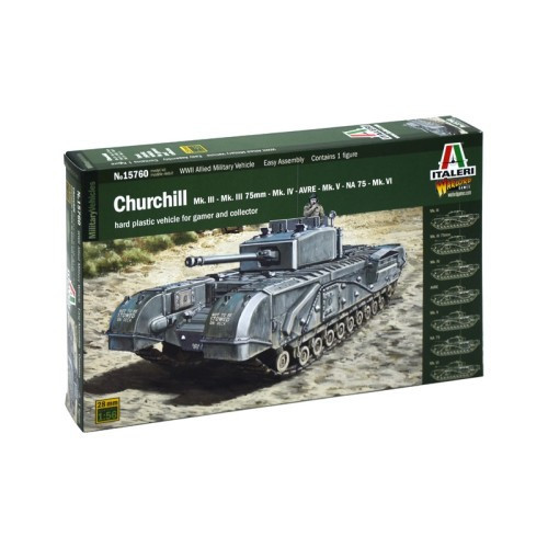 Italeri - Churchill Mk.Iii/Iv/Avre/Na75