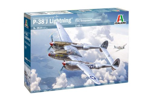 Italeri - 1:48 American Fighter Aircraf Lockheed P-38J Lightning E.T.O.