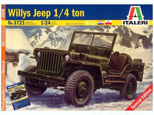 Italeri 1:24 - Willys Jeep 1/4 ton