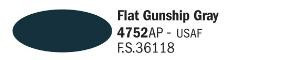 Italeri - Flat Gunship Gray - Acrylic Paint (20 ml)