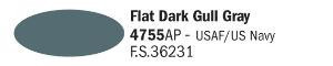 Italeri - Flat Dark Gull Gray - Acrylic Paint (20 ml)