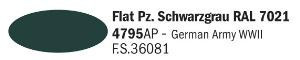 Italeri - Flat Pz. Schwarzgrau RAL 7021 - Acrylic Paint (20 ml)