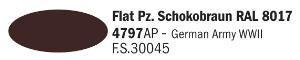 Italeri - Flat Pz. Schokobraun RAL 8017 - Acrylic Paint (20 ml)