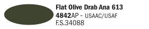 Italeri - Flat Olive Drab Ana 613 - Acrylic Paint (20 Ml)