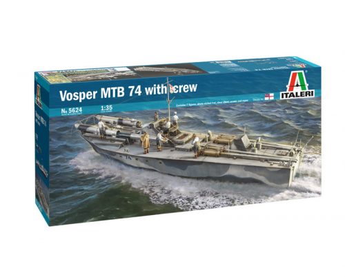 Italeri - Vosper Mtb 74 With Crew