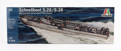 Italeri - BOAT S-BOOT S-26/S-38 MOTOSILURANTE NAVY MILITARY 1945 - Lungh.LENGHT cm 99.9 /