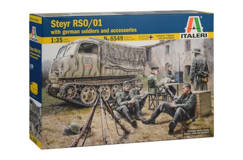 Italeri - Steyr Rso/01 With German Soldiers - 7 Figures