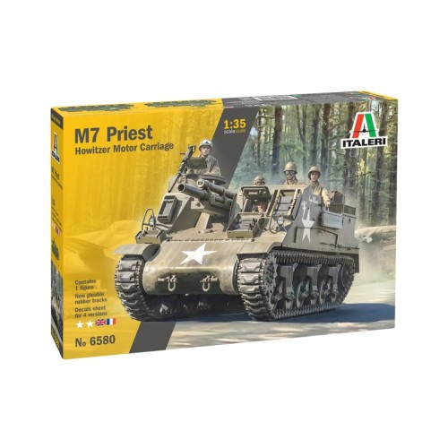 Italeri - M7 Priest Gun Motor Carriage - 1 Figure Included