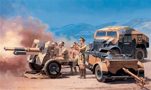 Italeri - Morris Quad Tract. W/Servants