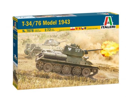 Italeri - 1:72 T-34/76 Mod.43