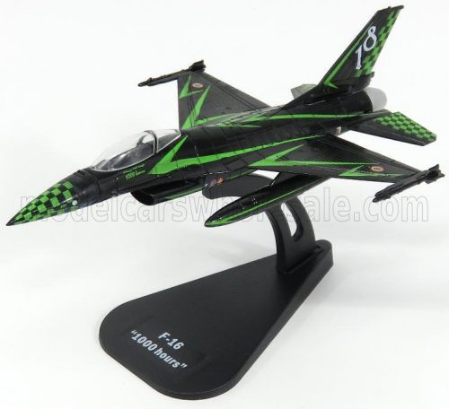 Italeri - LOCKHEED MARTIN F-16 ADF FIGHTING FALCON 1000 HOURS 37th STORMO 18th GRUPPO ITALY CACCIA AIRPLANE 1978 - AEREONATICA MILITARE ITALIANA - ITALIAN AIR FORCE BLACK GREEN