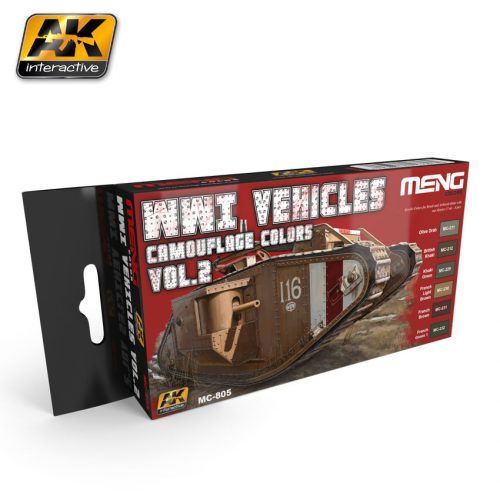 AK Interactive - Wwi Vehicles Camouflage Colors Vol.2