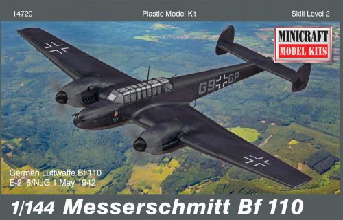 Minicraft - 1/144 Bf-110 Messerschmitt with 2 marking options