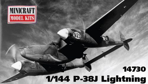 Minicraft - 1/144 P-38J Lightening with 2 marking options USAAF 8th AF