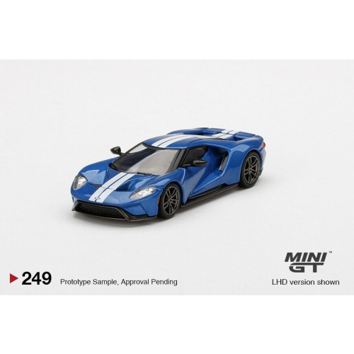 Minigt - 1:64 Ford Gt, Liquid Blue