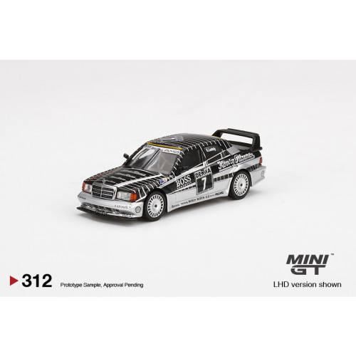 Minigt - 1:64 Mercedes-Benz 190E 2.5-16 Evolution Ii #7 Amg Mercedes 1990 Dtm, Black/Silver - Mini Gt