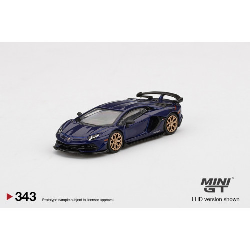 Minigt - 1:64 Lamborghini Aventador Svj Viola Aletheia (Rhd) - Mini Gt