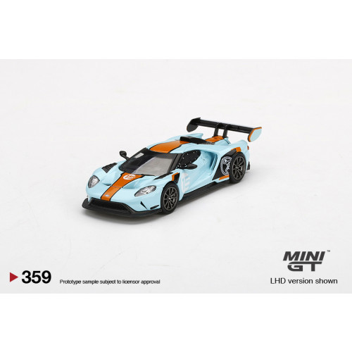 Minigt - 1:64 Ford Gt Mk Ii Nr.002, Gulf Blue/Orange - Mini Gt